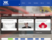 Tablet Screenshot of kk-software.de